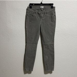 J. Crew Toothpick Corduroy Pants Jeans Size 27